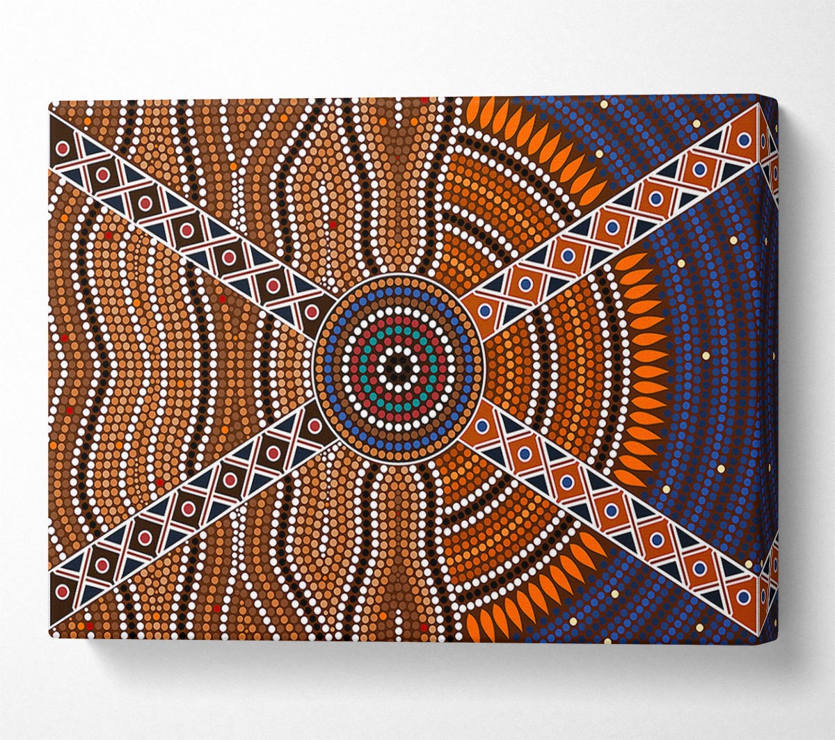Aboriginal Pattern 2 Canvas Wall Art