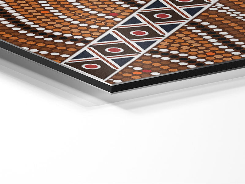 Aboriginal Pattern 2 Metal Print