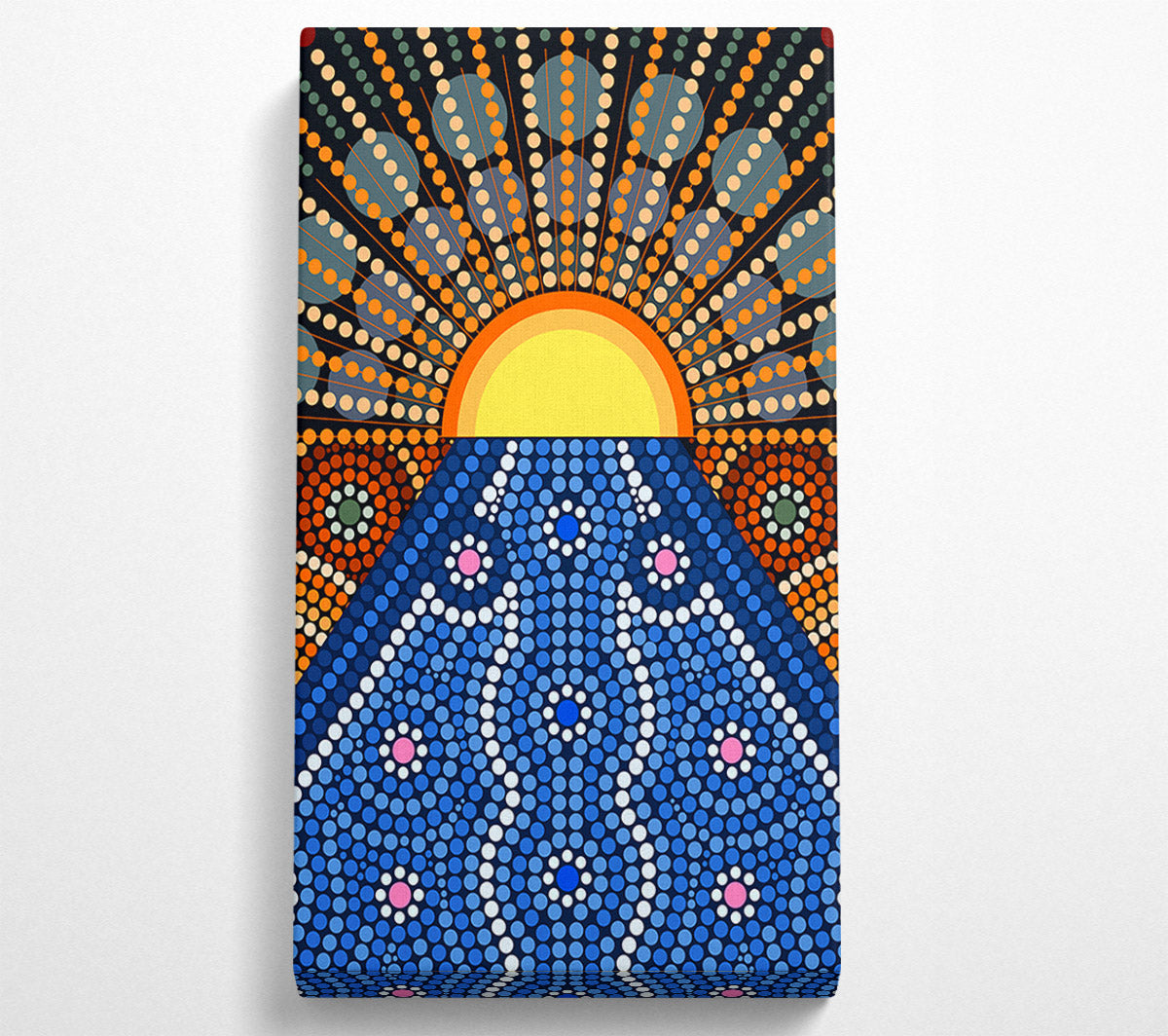 Aboriginal Pattern 9 Canvas Print