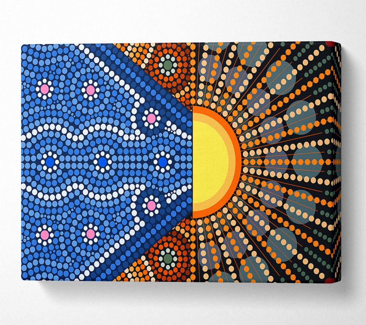 Aboriginal Pattern 9 Canvas Print
