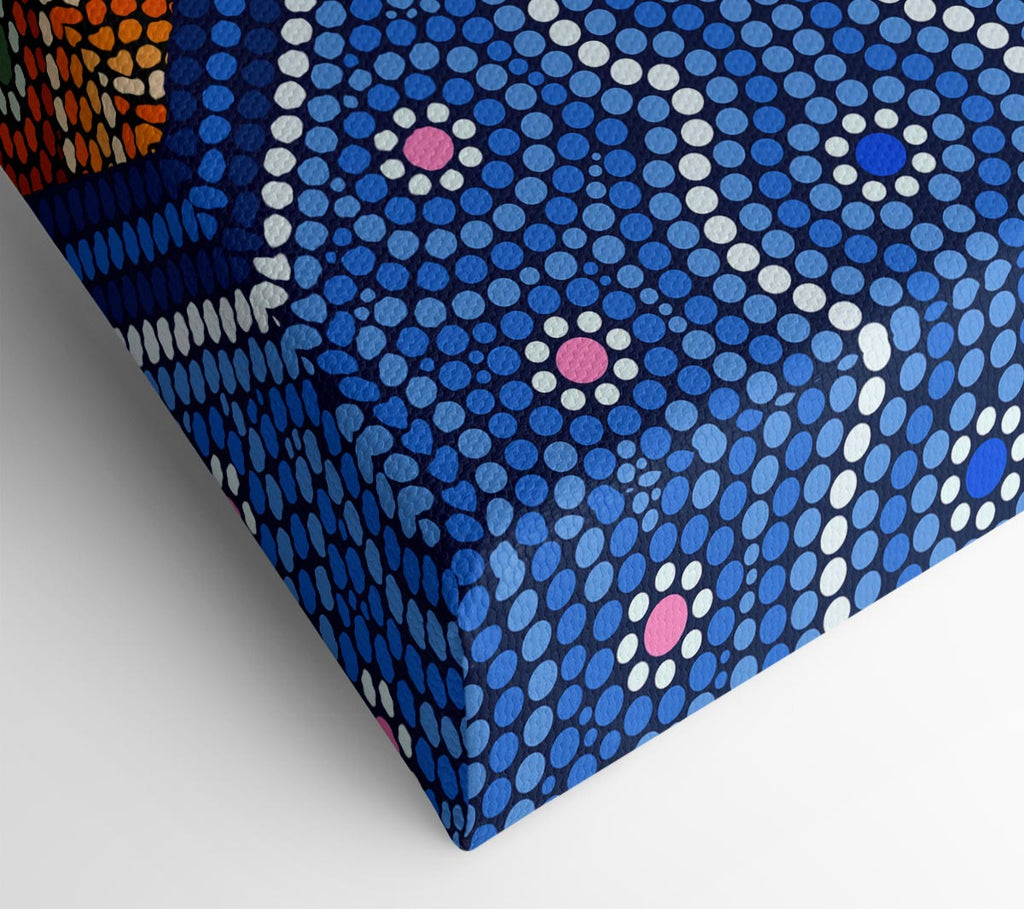 Aboriginal Pattern 9 Canvas Print
