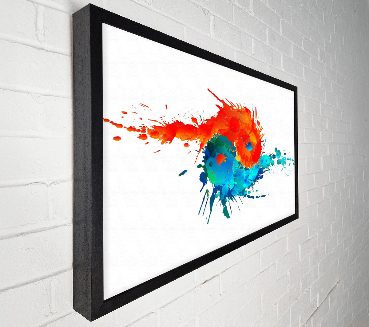 Yin Yang Fire And Water Canvas Wall Art