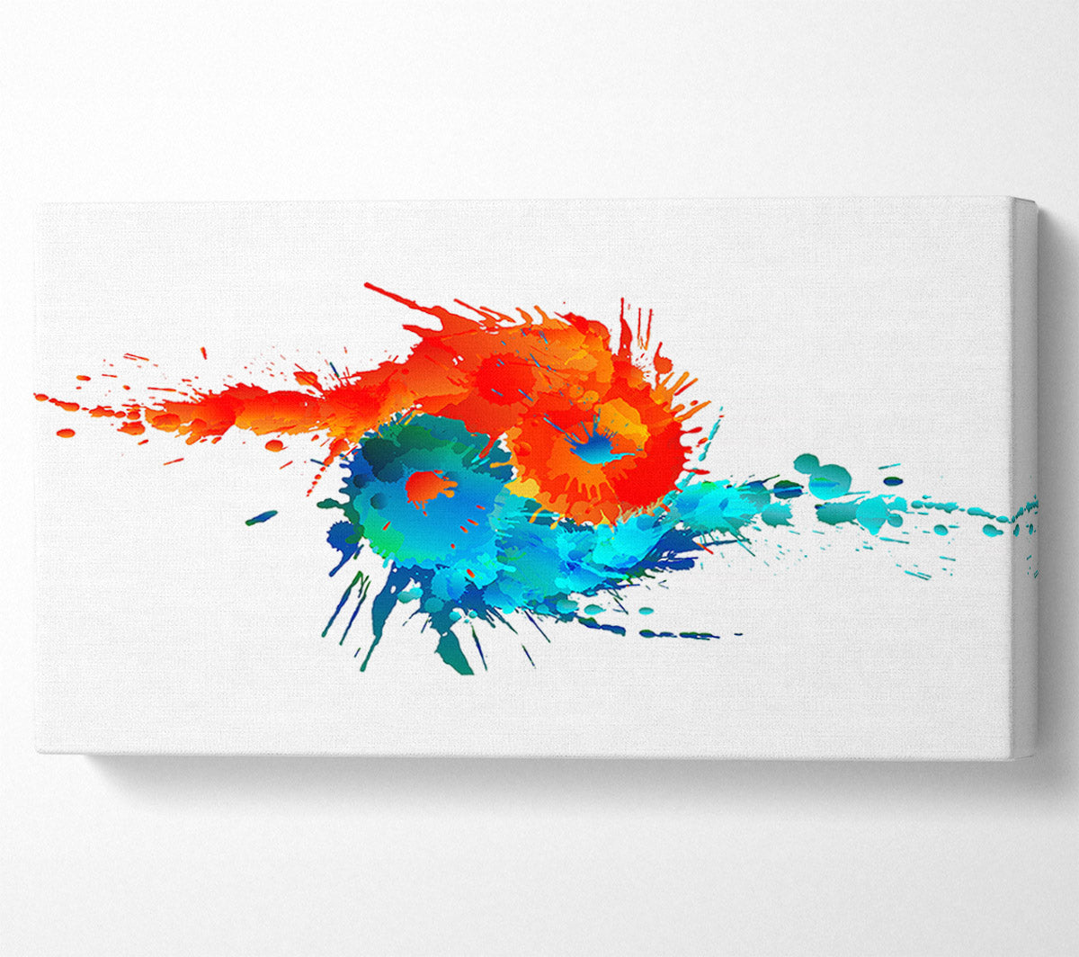 Yin Yang Fire And Water Canvas Wall Art