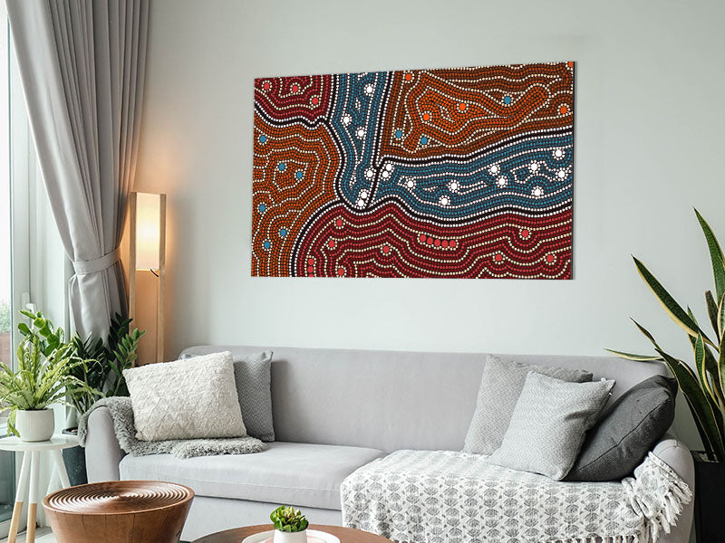 Aboriginal Pattern 4 Metal Print