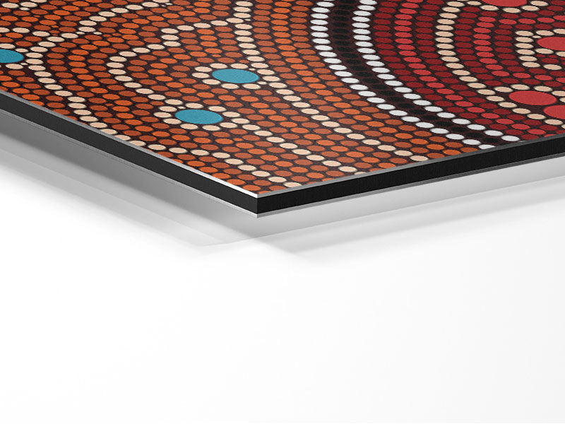 Aboriginal Pattern 4 Metal Print