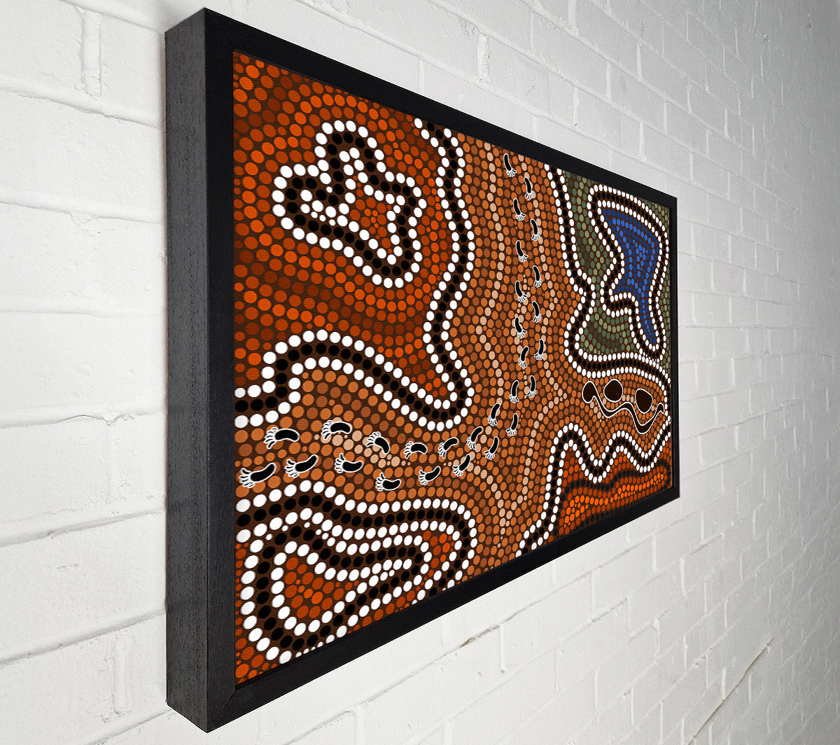 Aboriginal Pattern 5 Canvas Print