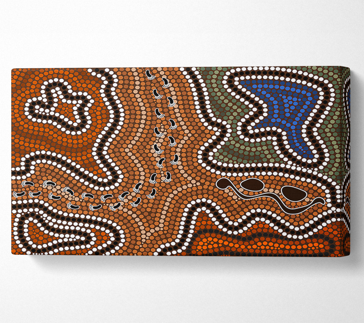 Aboriginal Pattern 5 Canvas Print