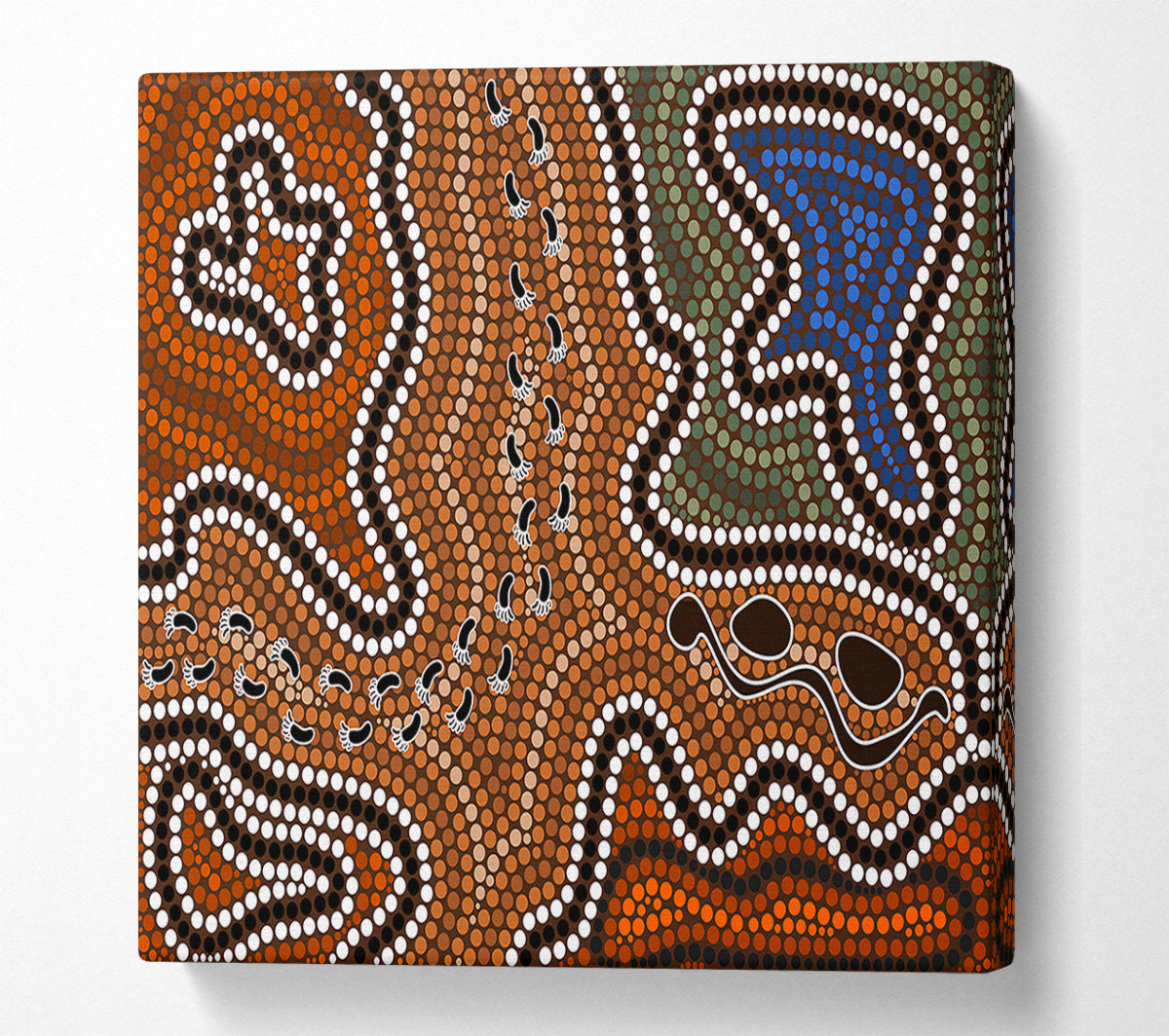Aboriginal Pattern 5 Canvas Print