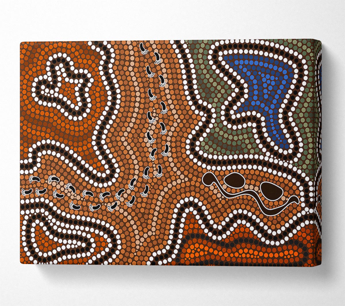 Aboriginal Pattern 5 Canvas Print