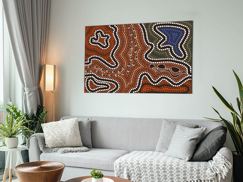 Aboriginal Pattern 5 Metal Print