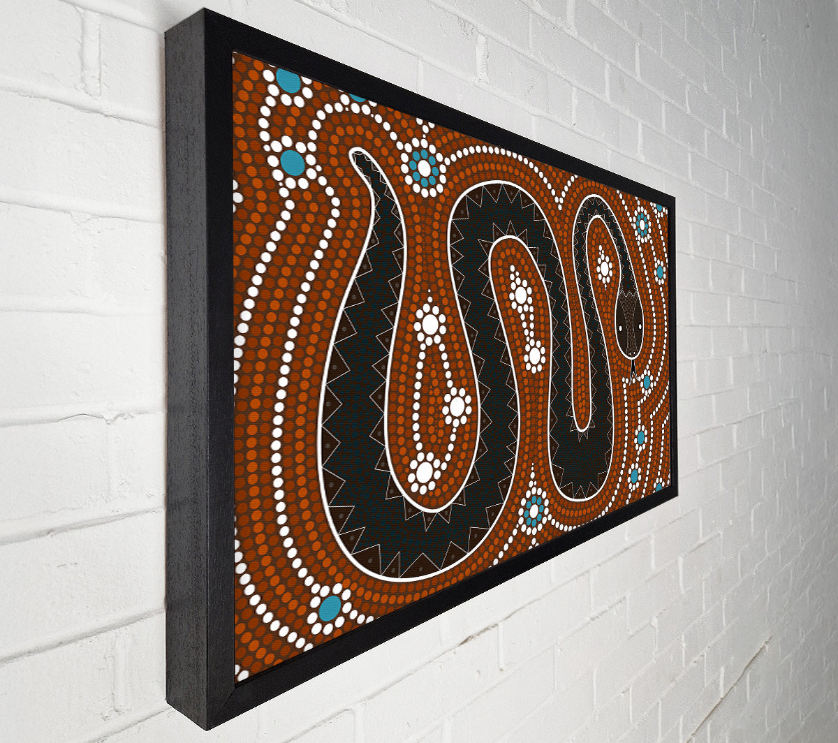 Aboriginal Pattern 6 Canvas Art