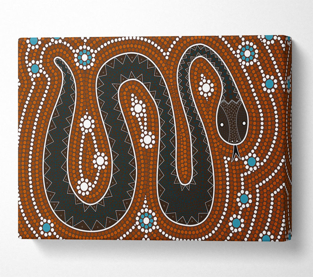 Aboriginal Pattern 6 Canvas Art