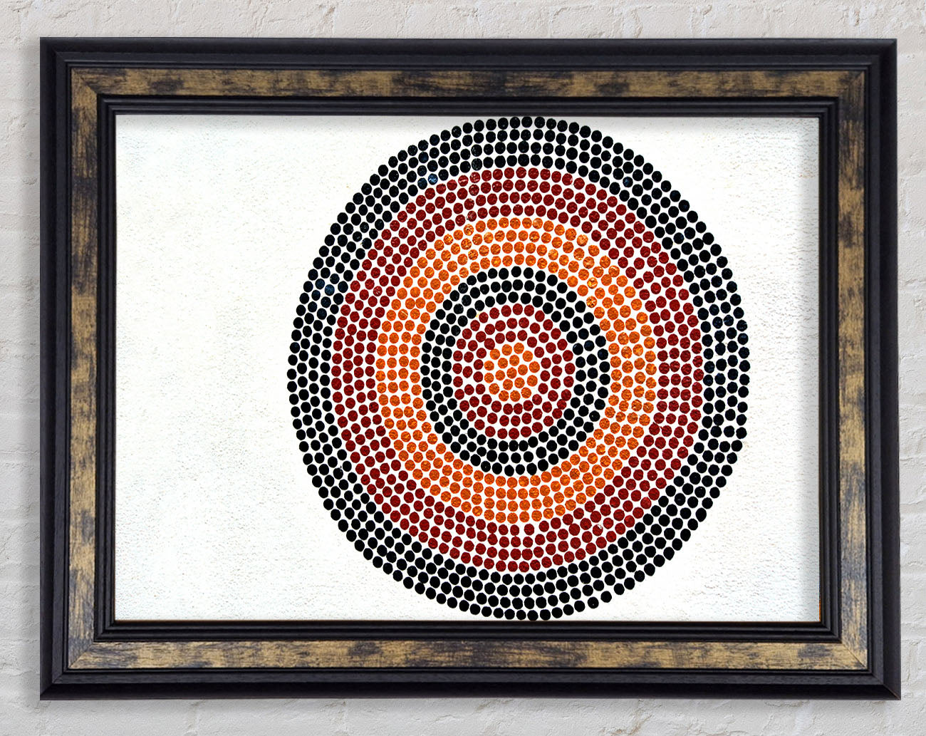 Aboriginal Pattern 7 Framed Print
