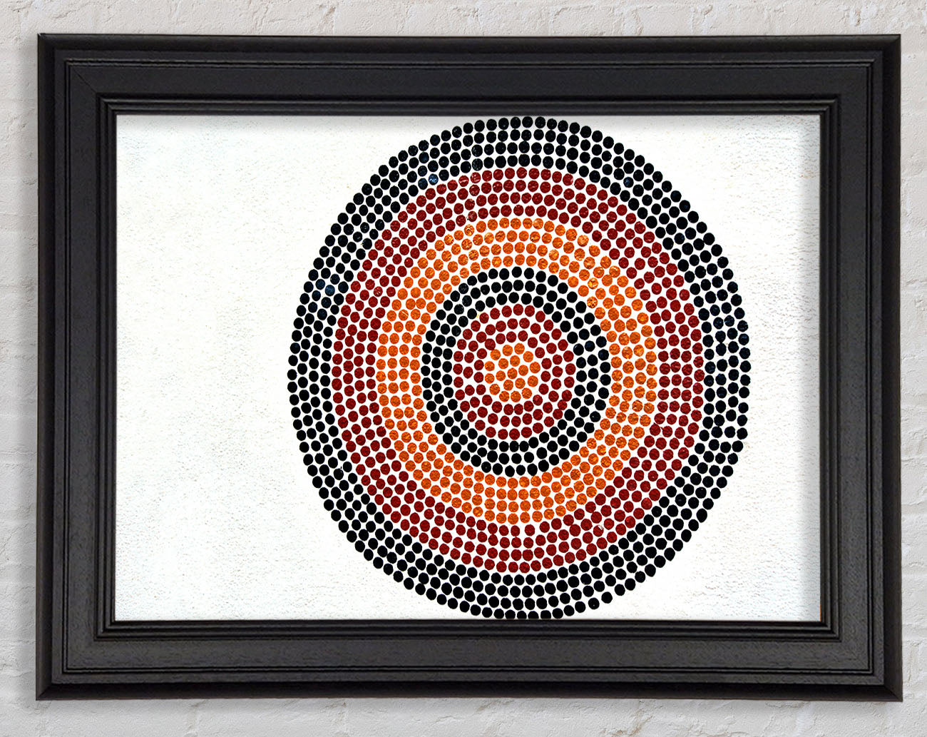 Aboriginal Pattern 7 Framed Print