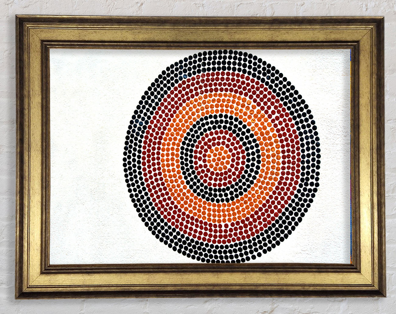 Aboriginal Pattern 7 Framed Print