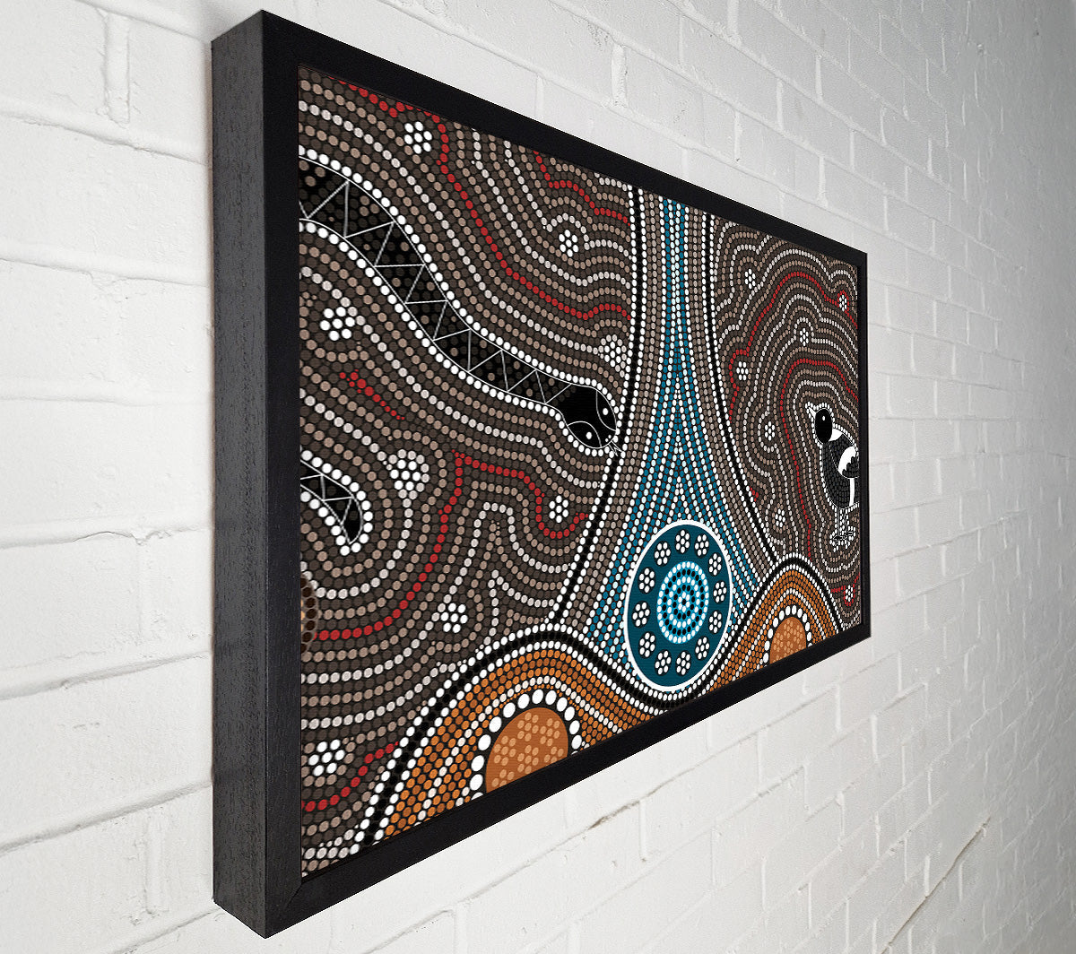Aboriginal Pattern 8 Canvas Art