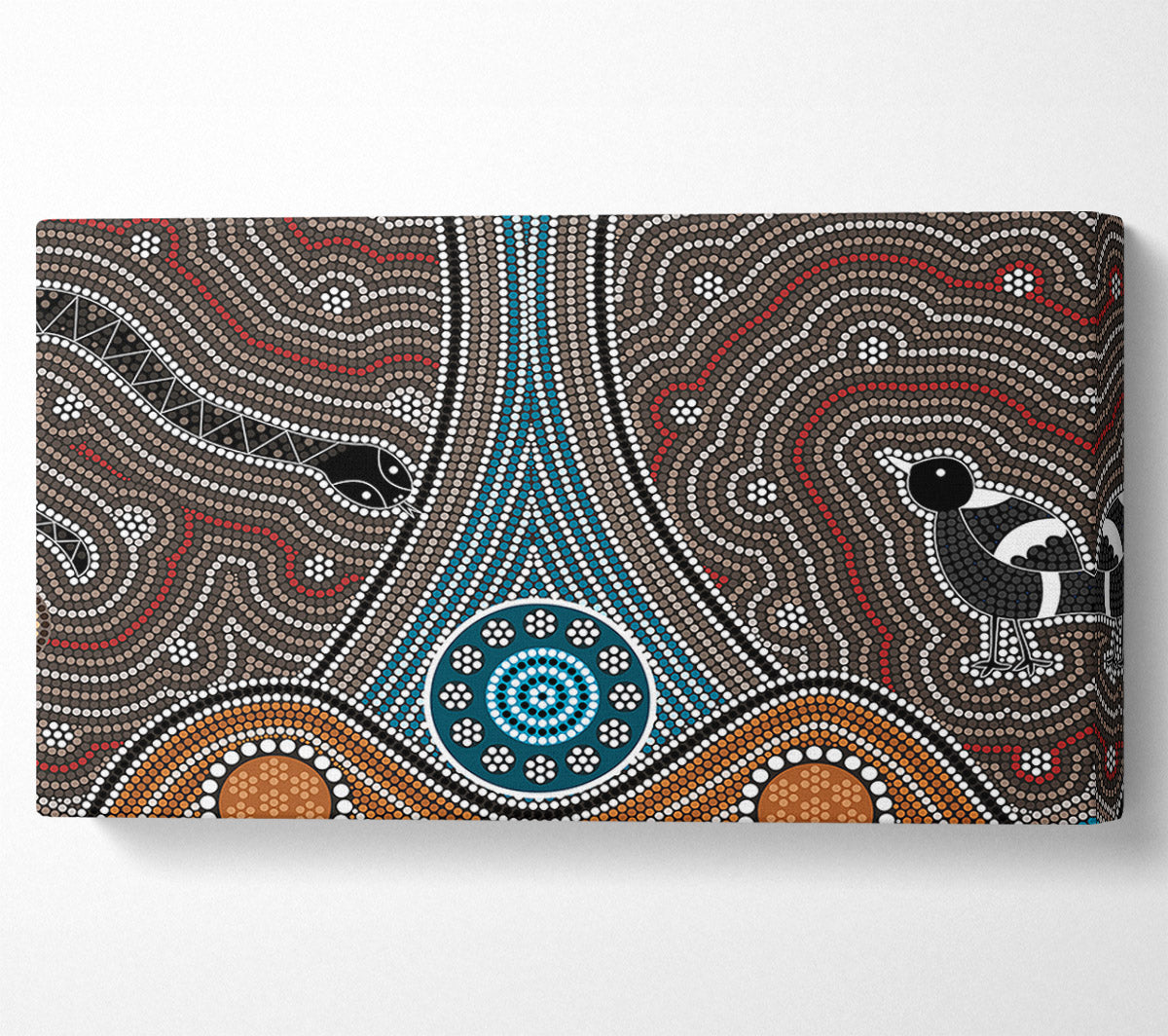 Aboriginal Pattern 8 Canvas Art