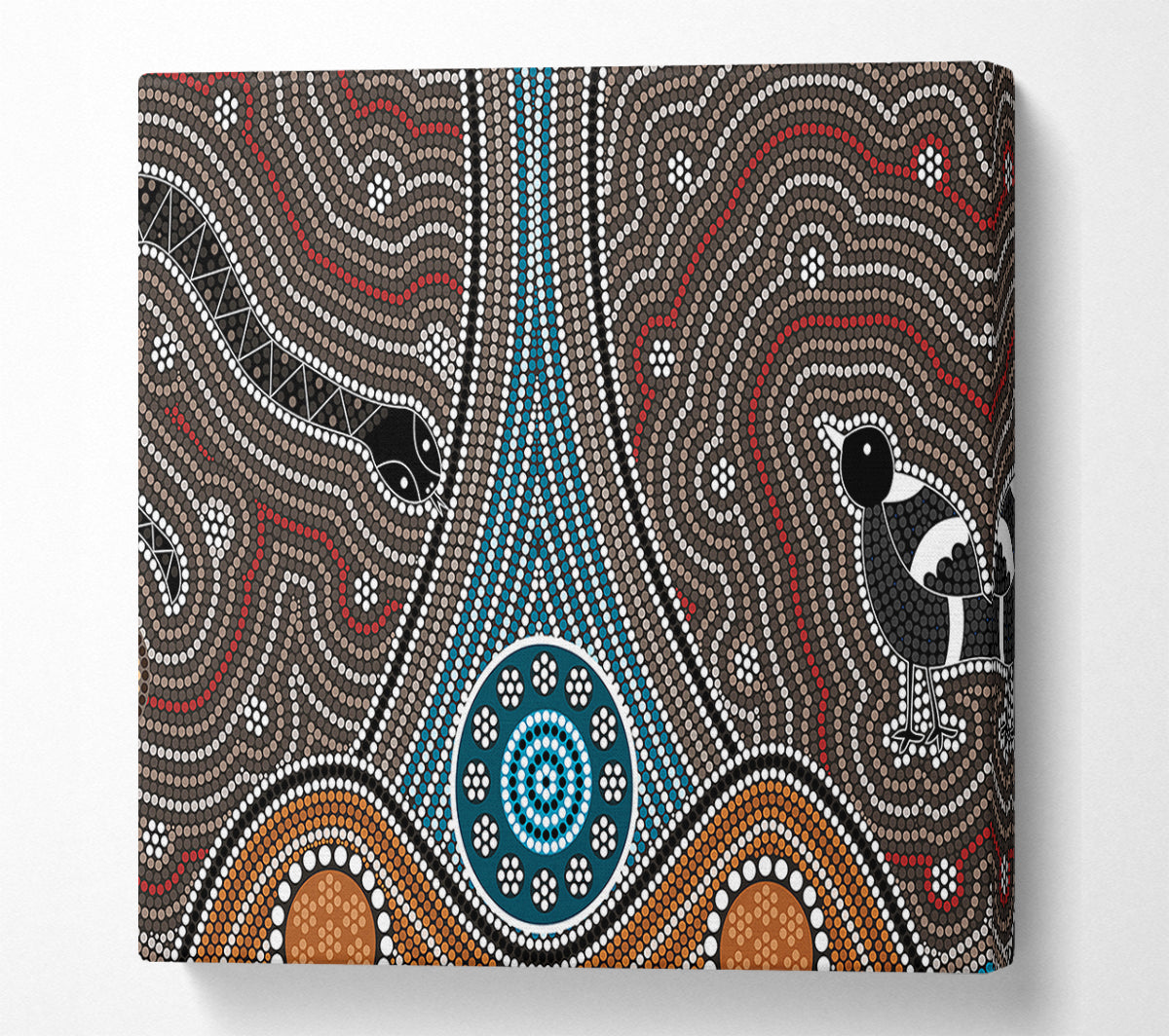 Aboriginal Pattern 8 Canvas Art