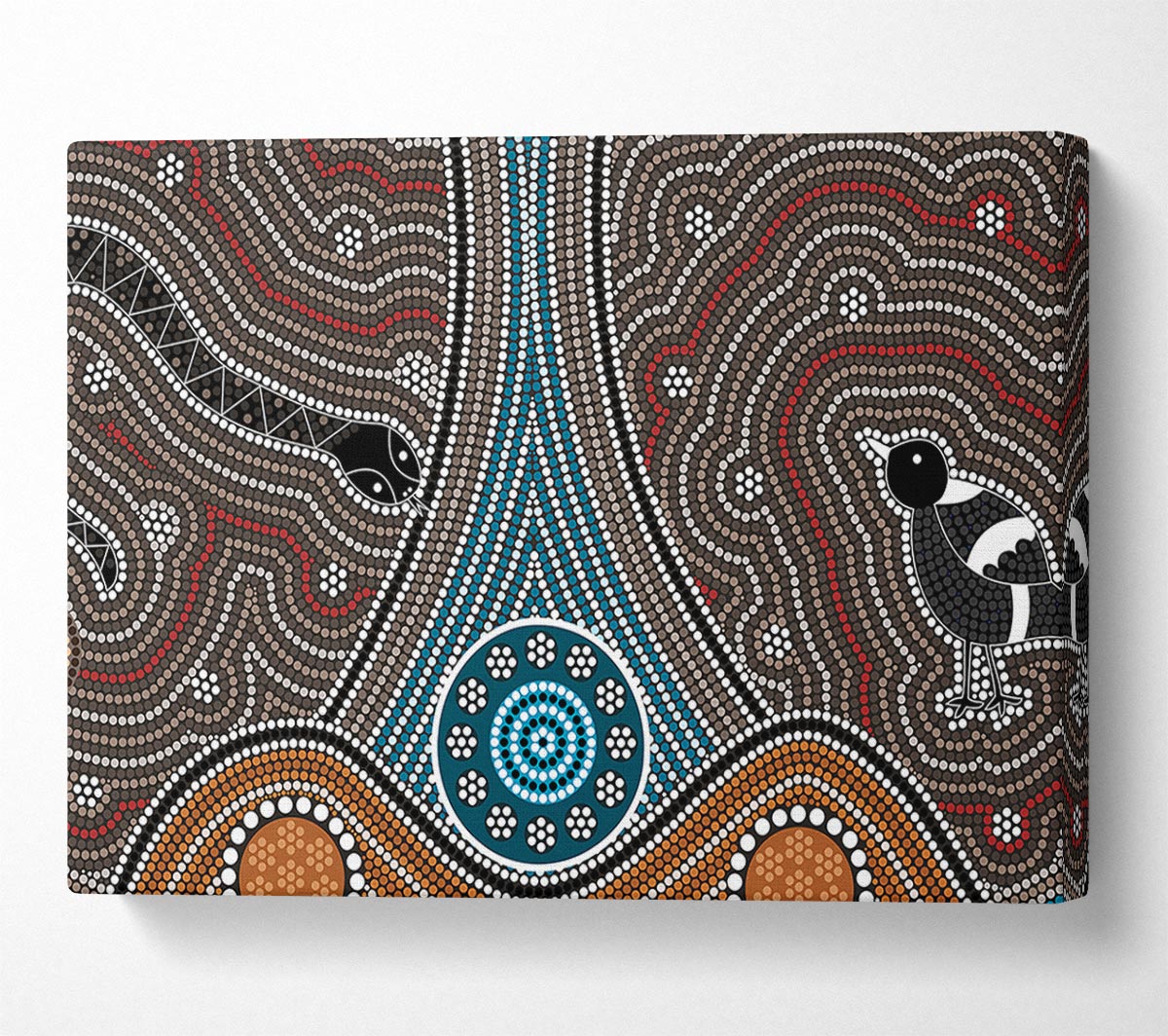 Aboriginal Pattern 8 Canvas Art