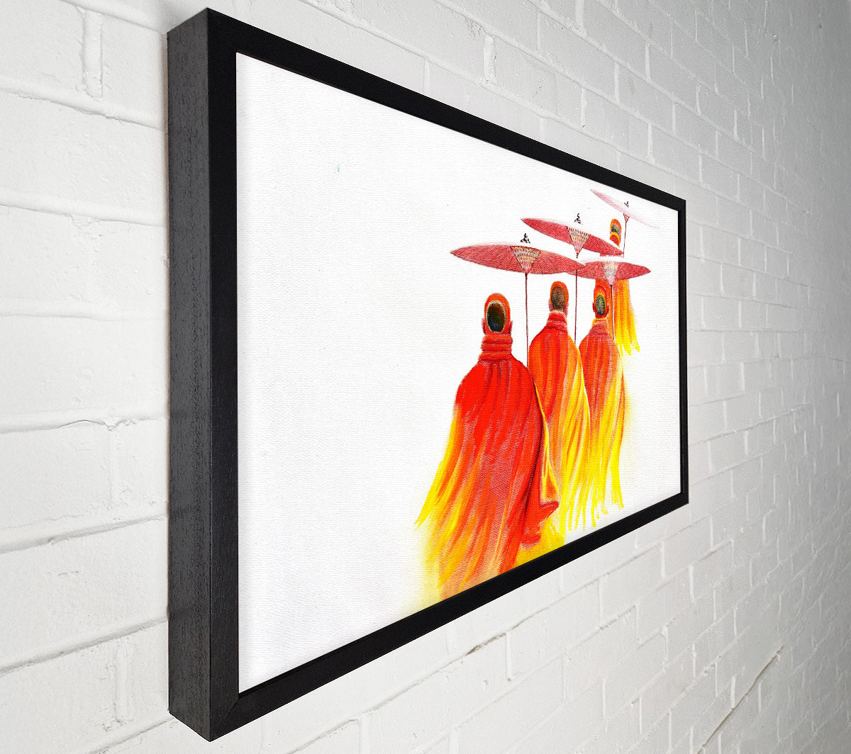 Buddhist monks Canvas Print