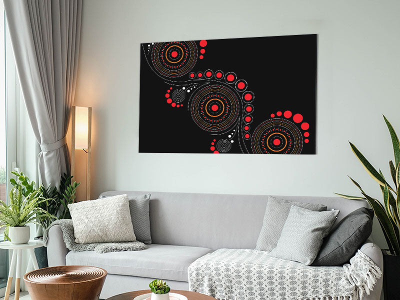Aboriginal Pattern 12 Metal Print