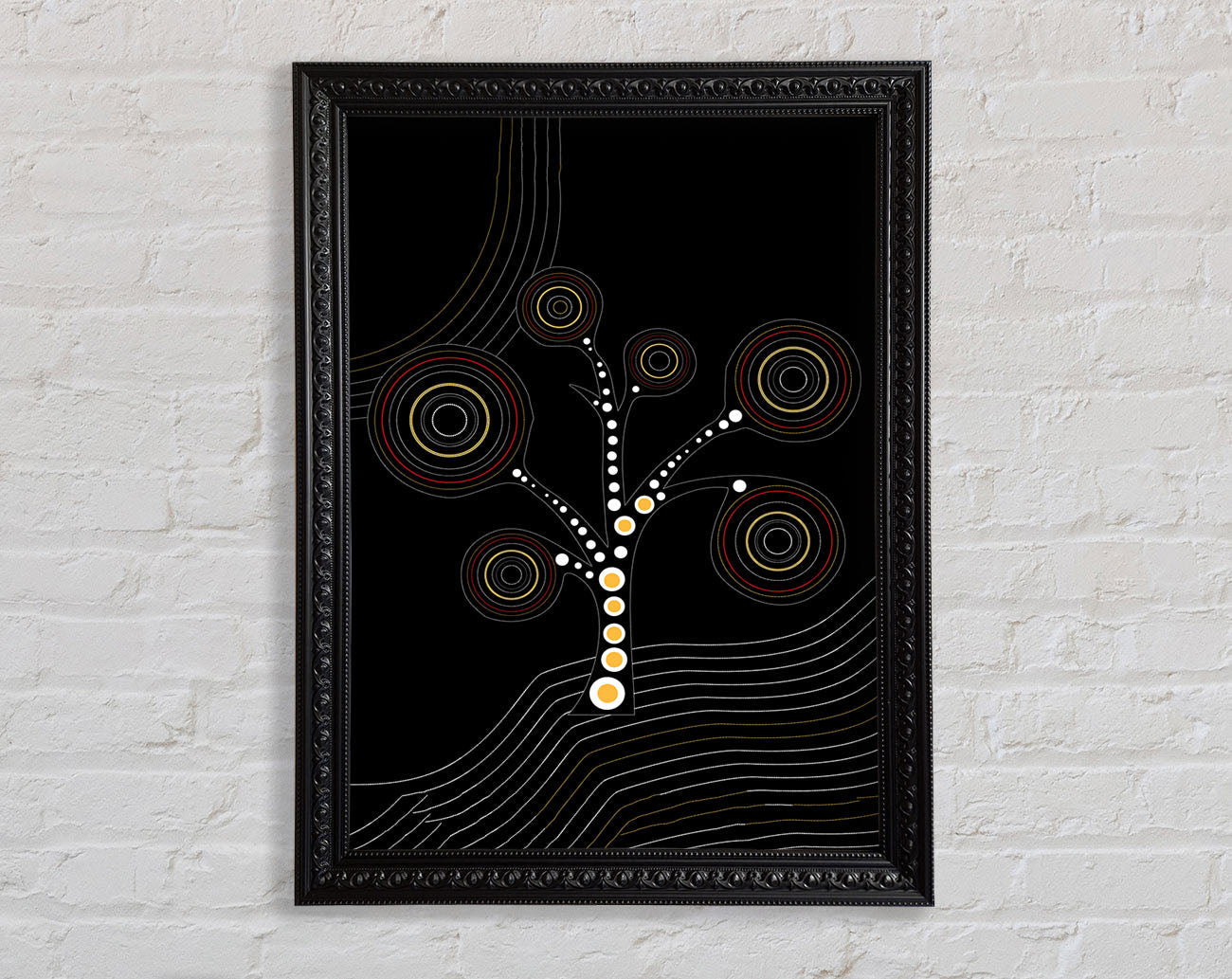 Aboriginal Tree 2 Framed Print