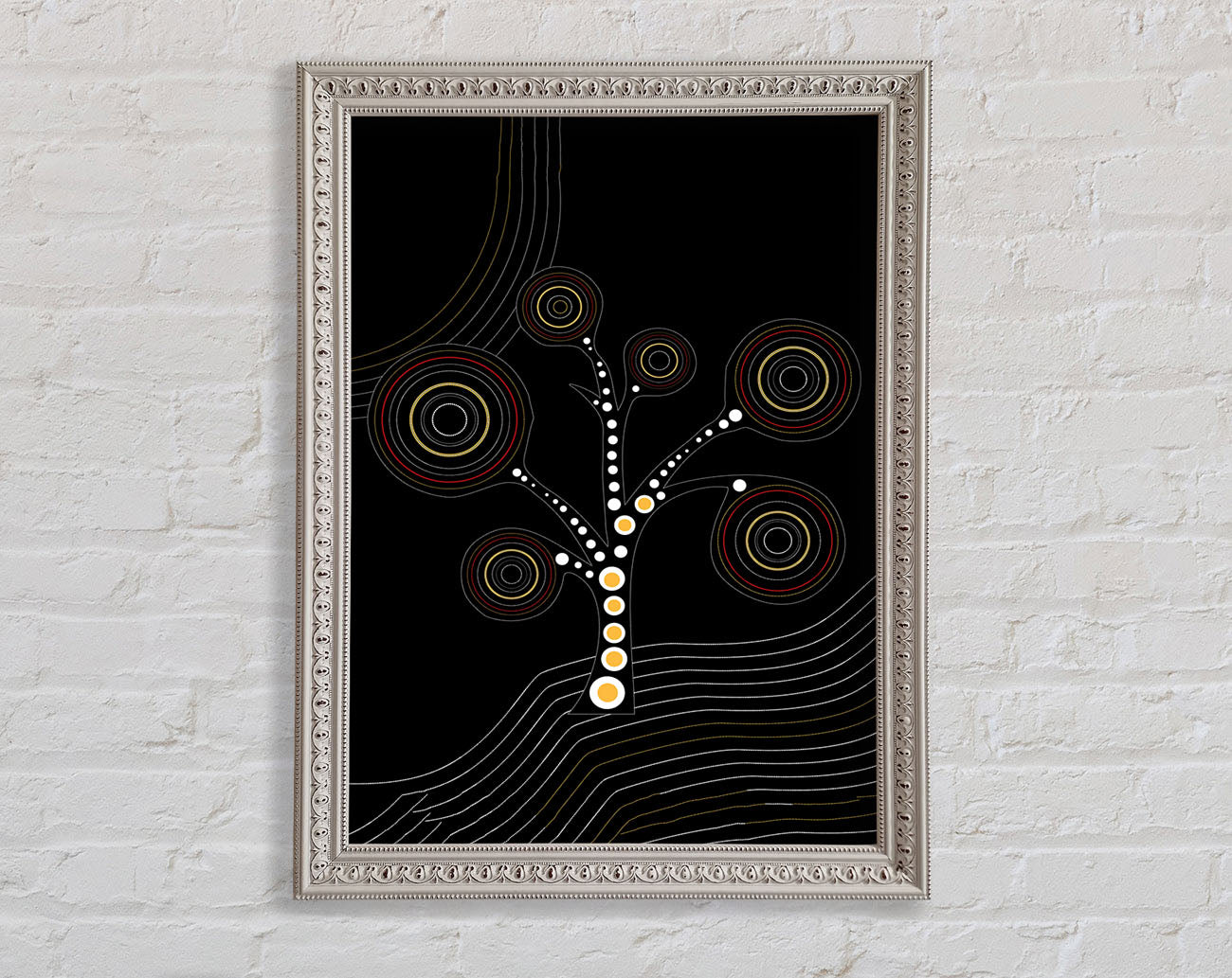 Aboriginal Tree 2 Framed Print