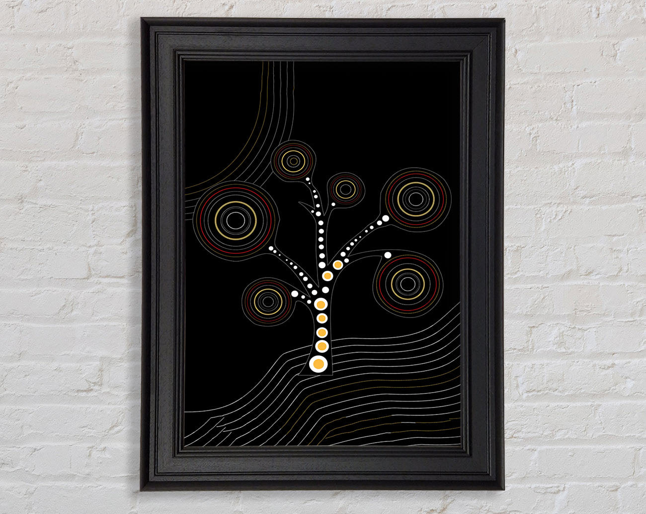 Aboriginal Tree 2 Framed Print
