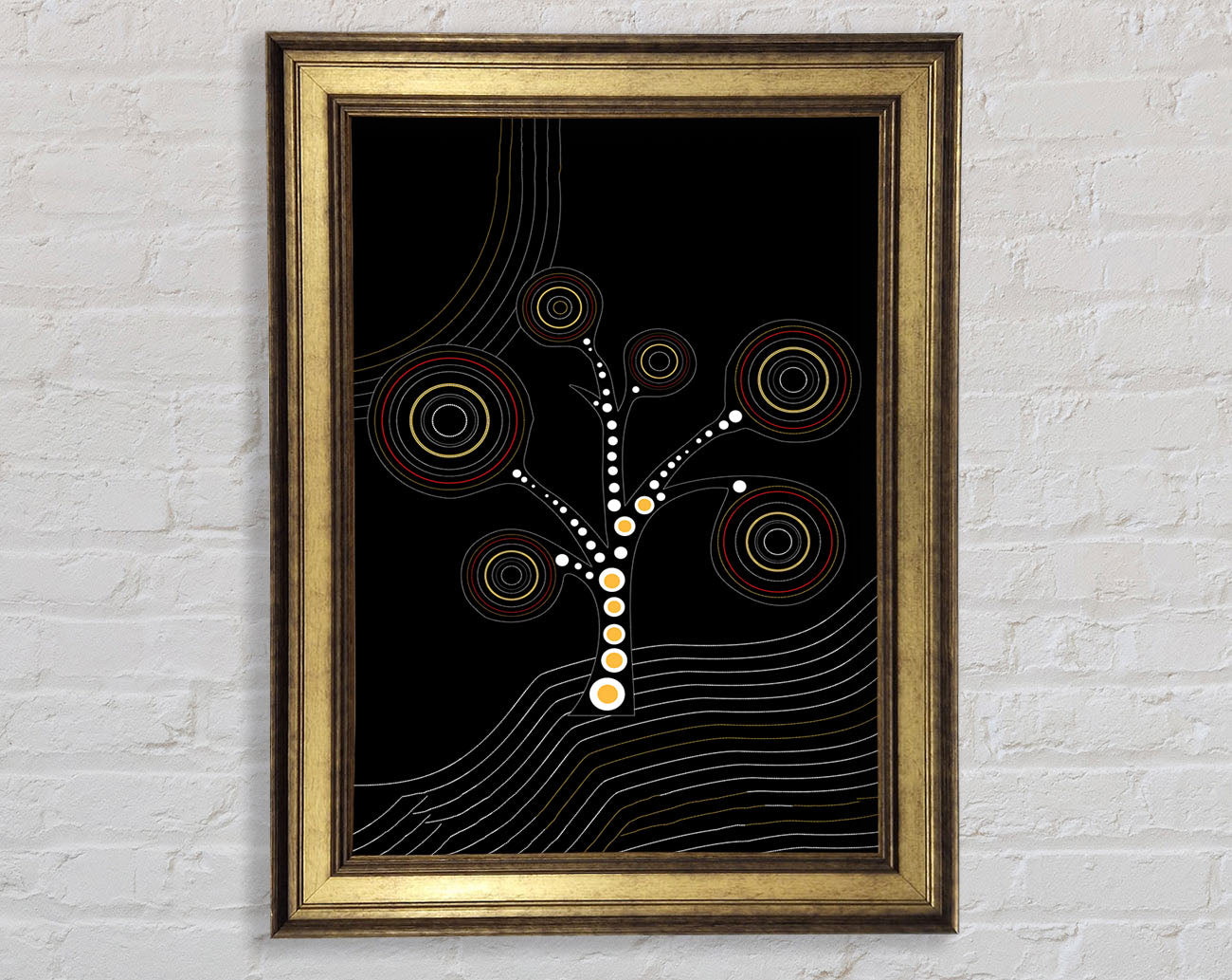Aboriginal Tree 2 Framed Print