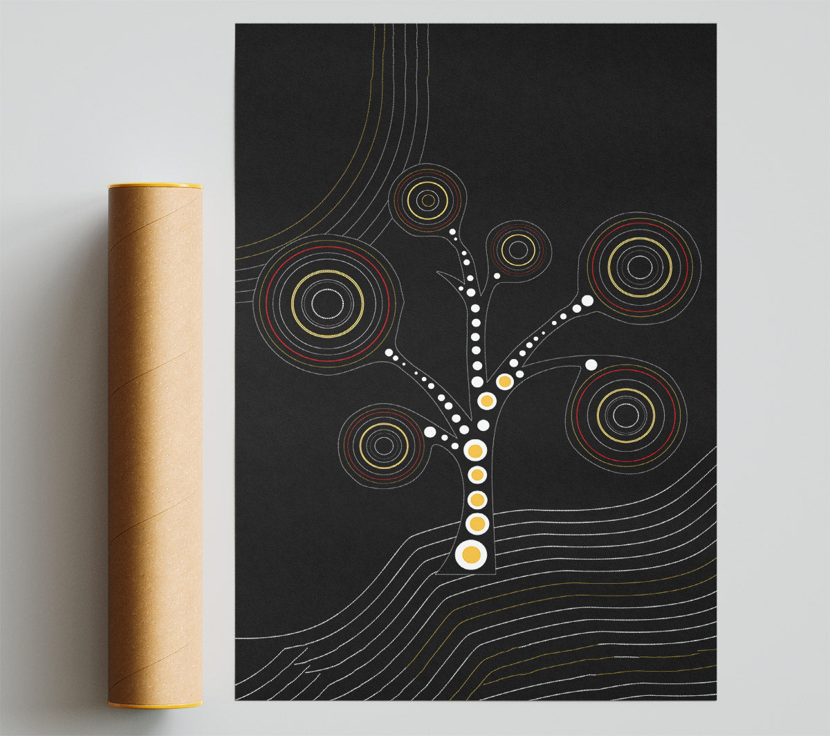 Aboriginal Tree 2 Giclee Print