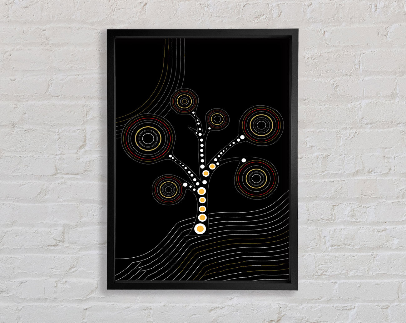 Aboriginal Tree 2 Framed Print