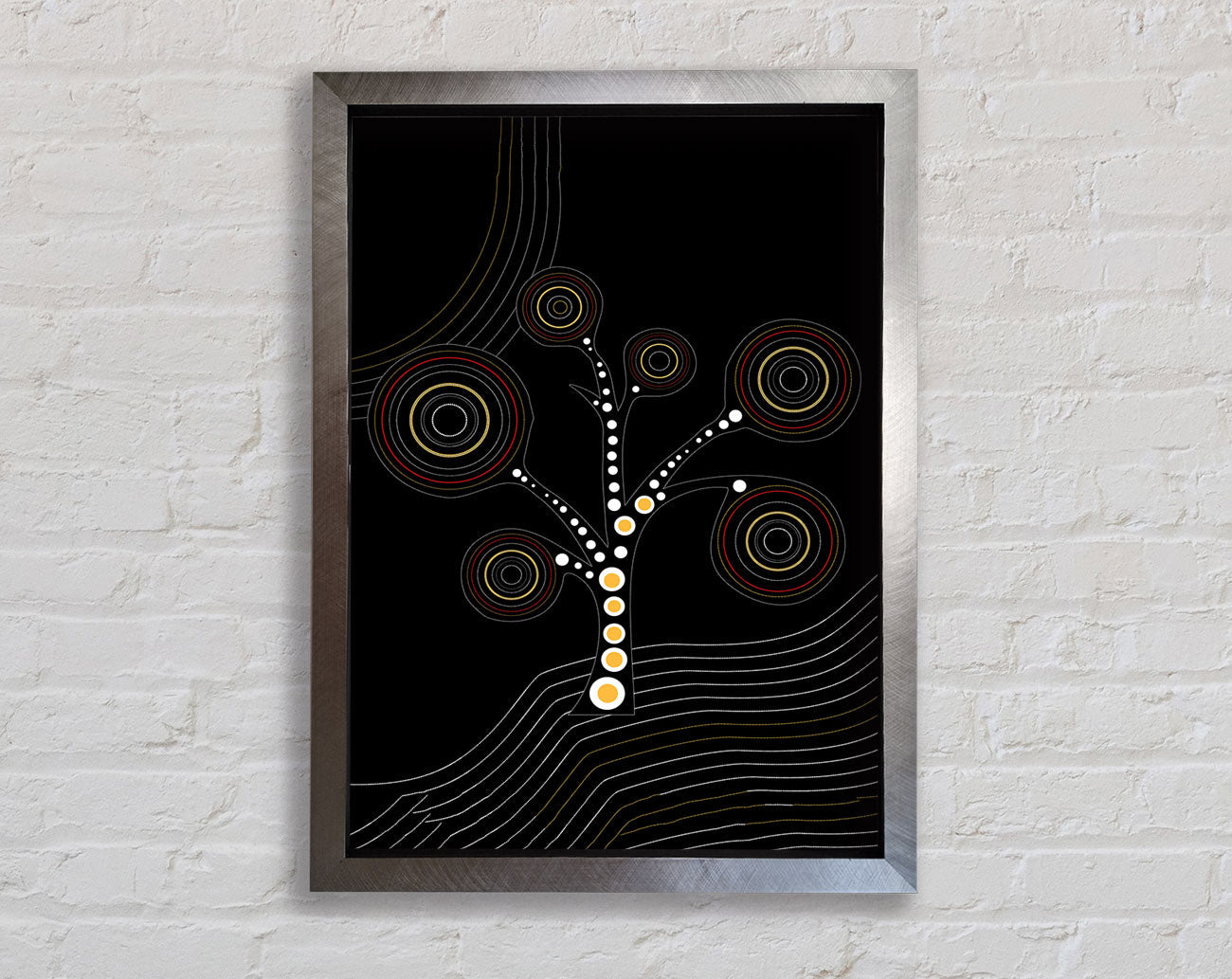 Aboriginal Tree 2 Framed Print