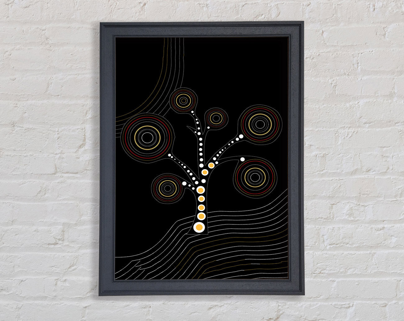 Aboriginal Tree 2 Framed Print