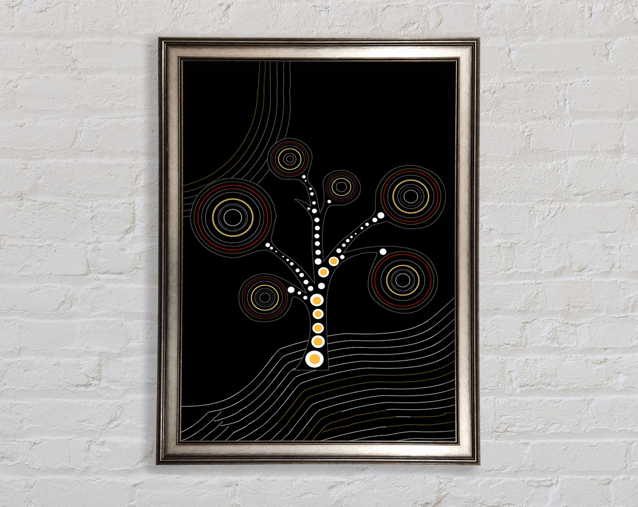 Aboriginal Tree 2 Framed Print