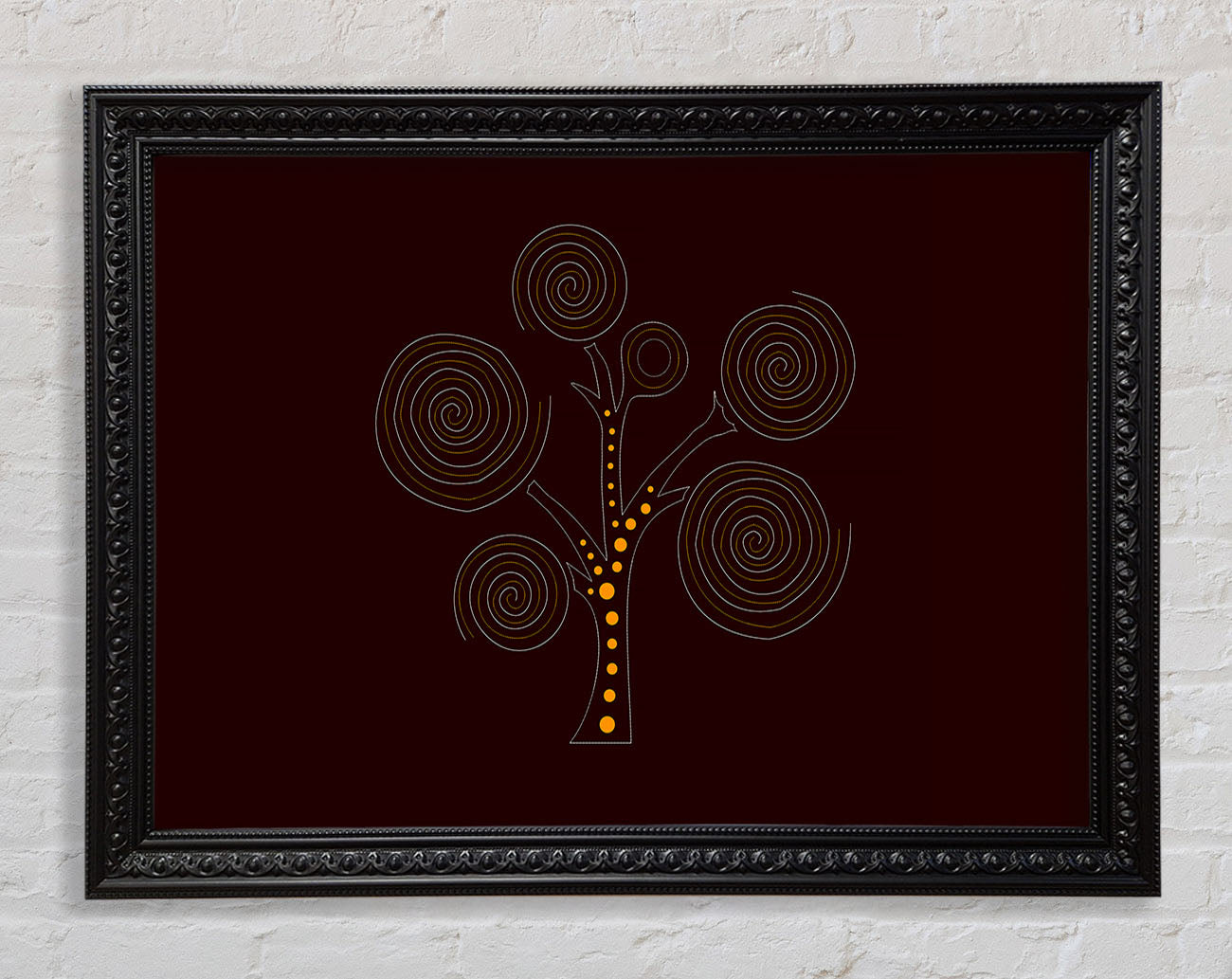 Aboriginal Tree 3 Framed Print