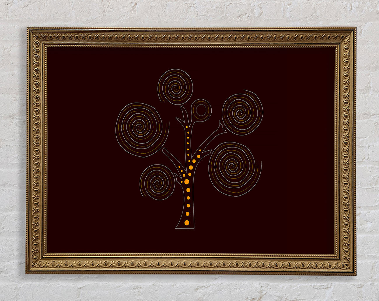 Aboriginal Tree 3 Framed Print