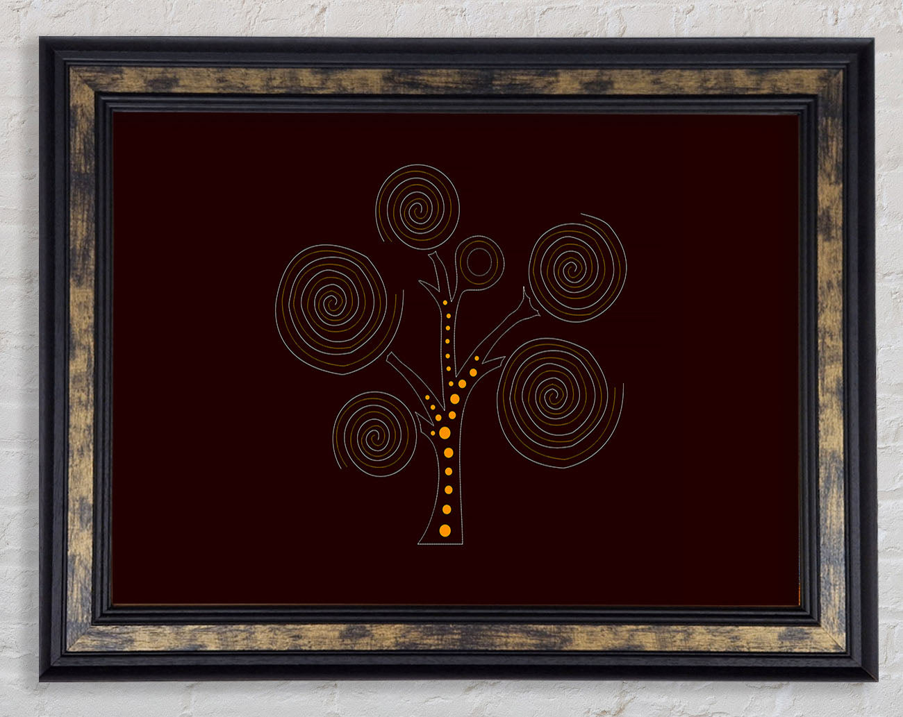 Aboriginal Tree 3 Framed Print