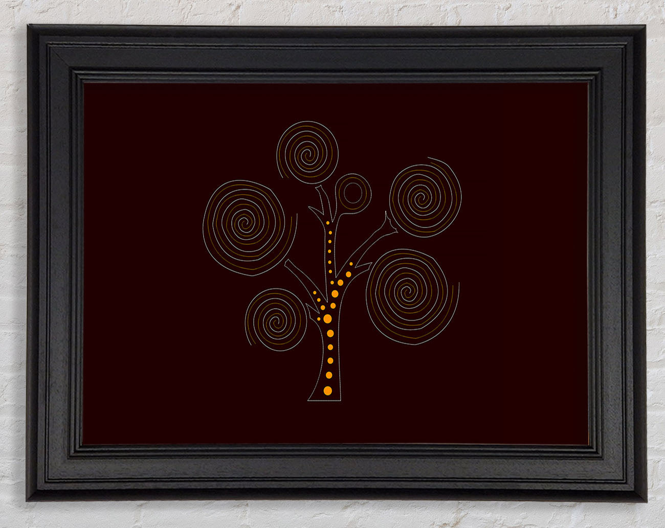 Aboriginal Tree 3 Framed Print