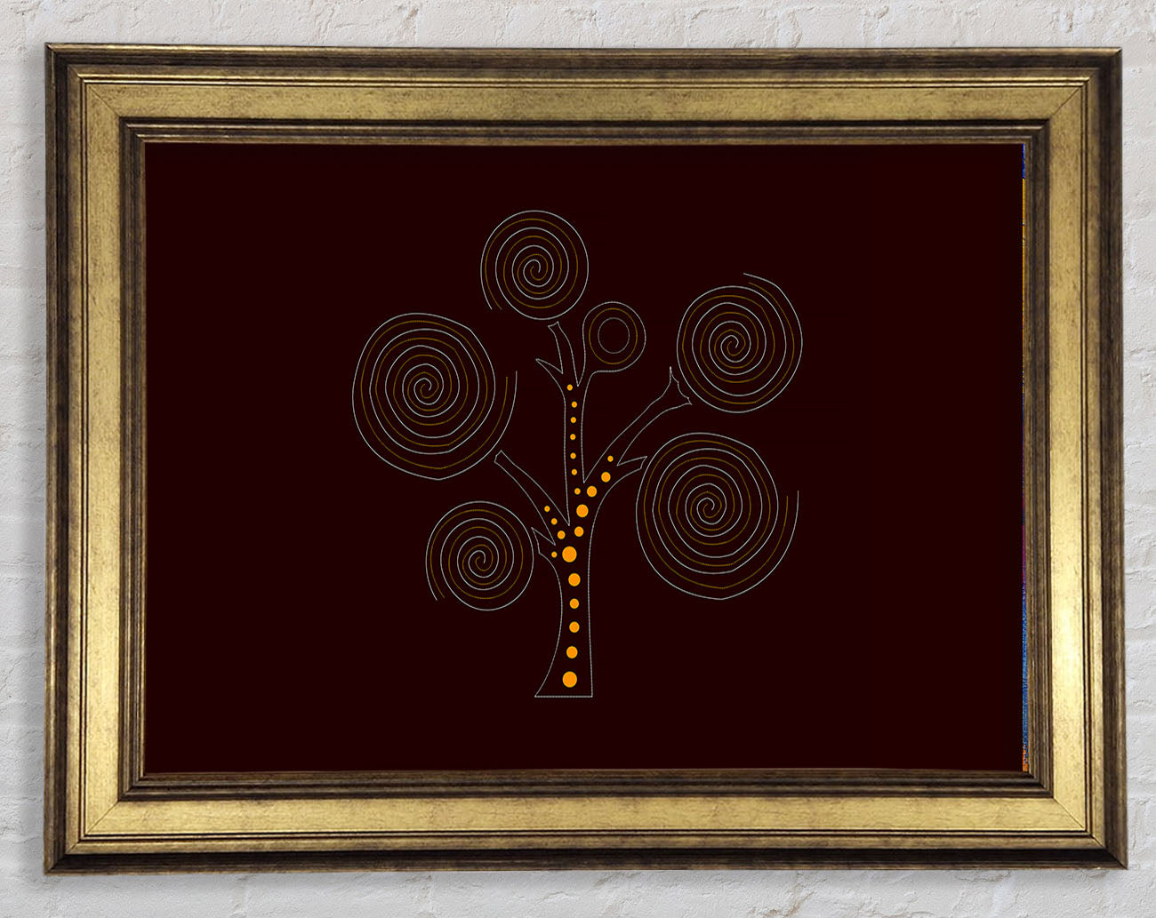 Aboriginal Tree 3 Framed Print