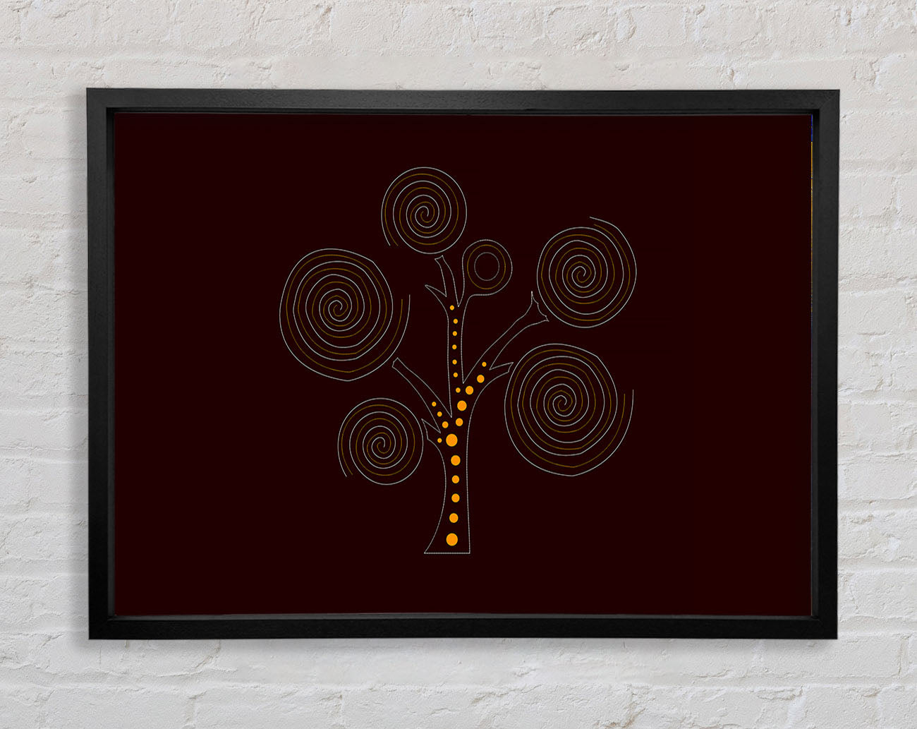 Aboriginal Tree 3 Framed Print
