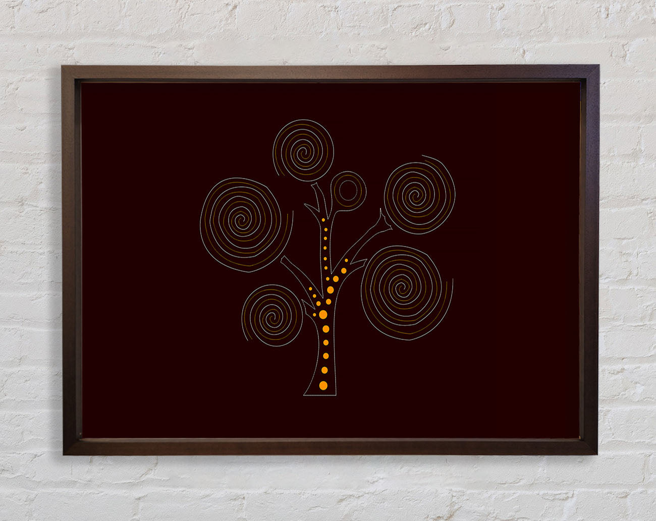 Aboriginal Tree 3 Framed Print