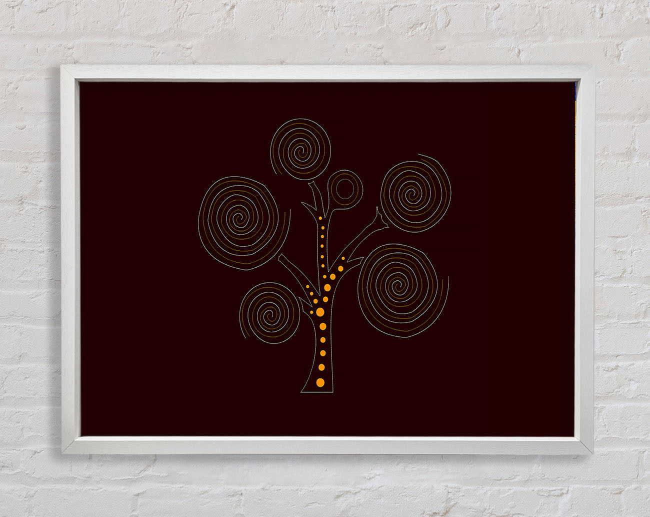 Aboriginal Tree 3 Framed Print
