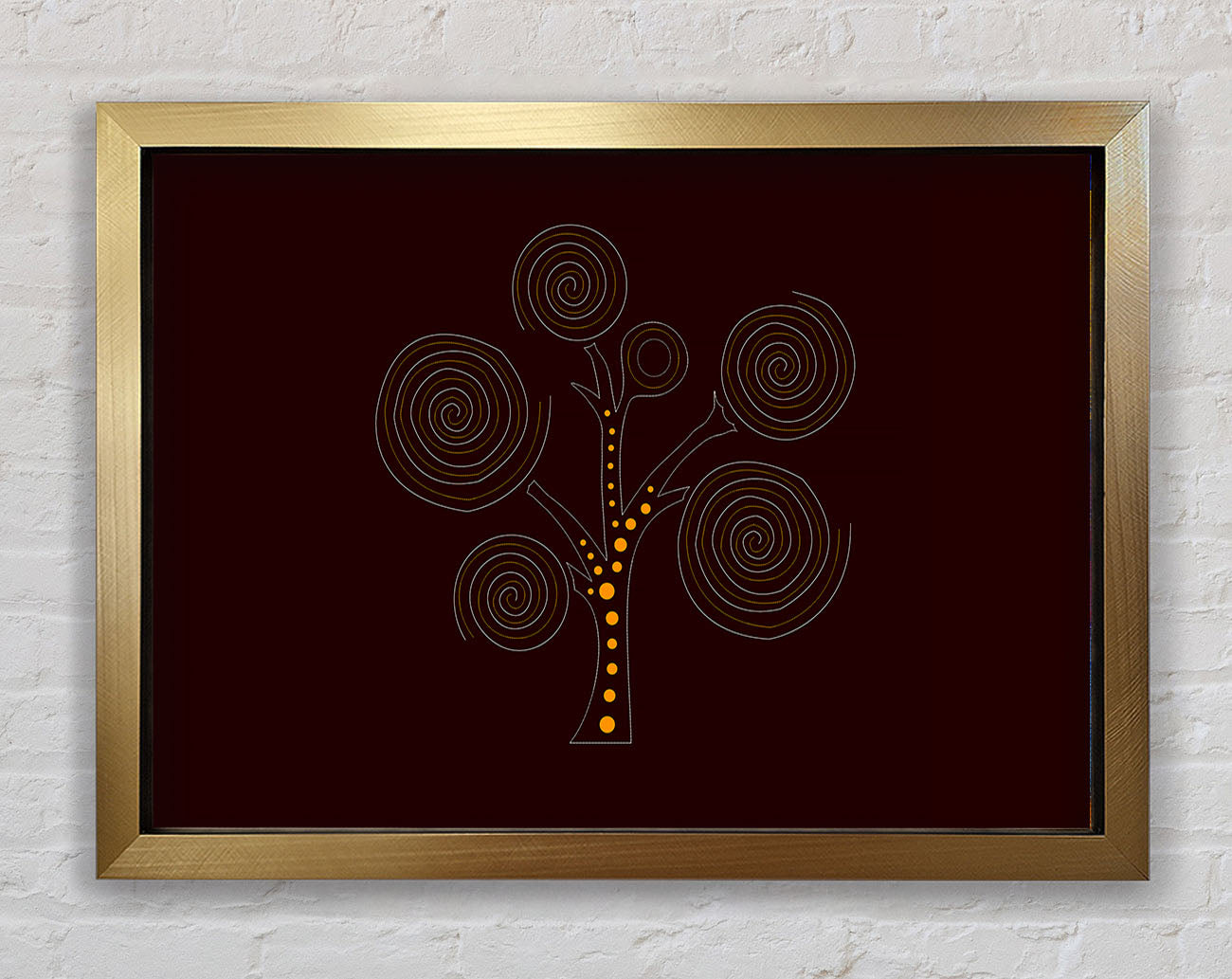 Aboriginal Tree 3 Framed Print