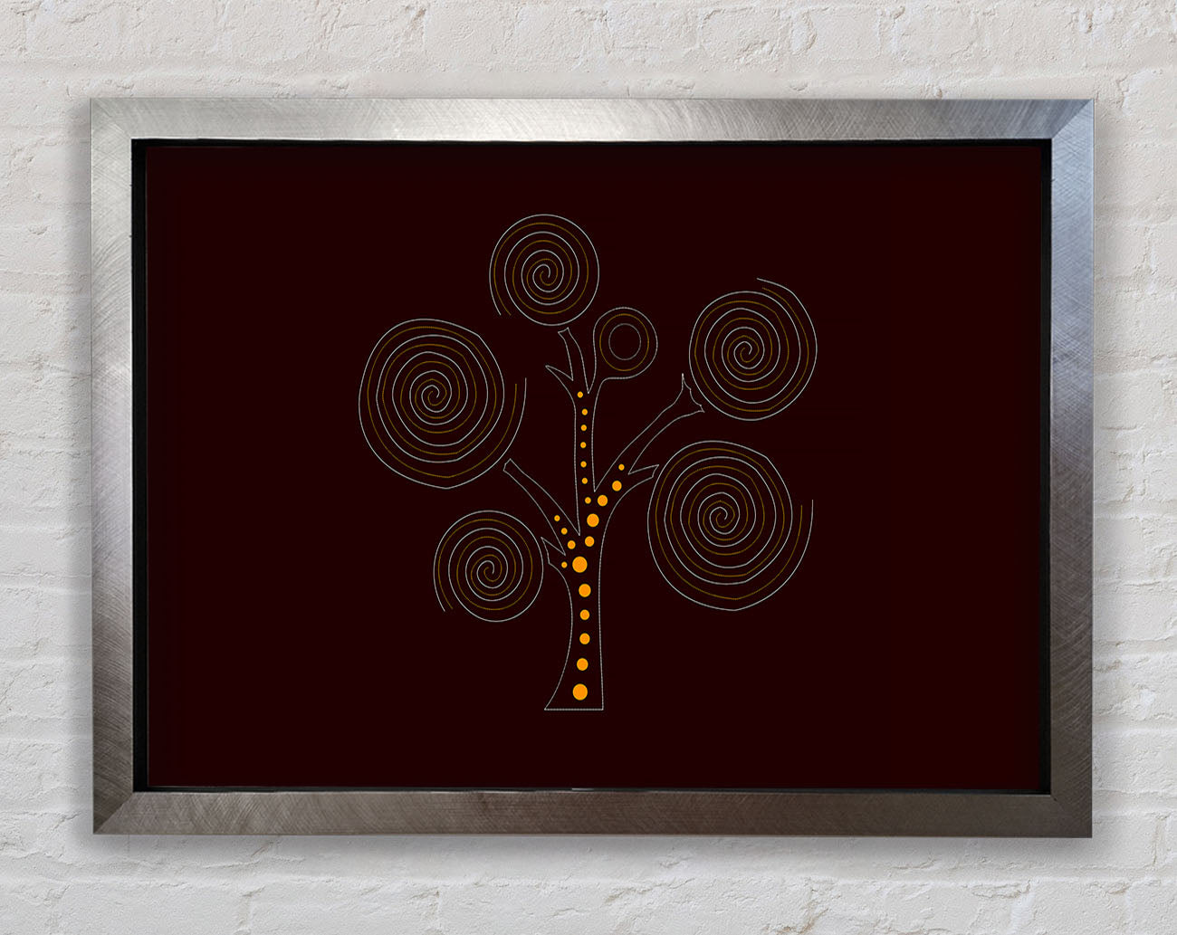 Aboriginal Tree 3 Framed Print