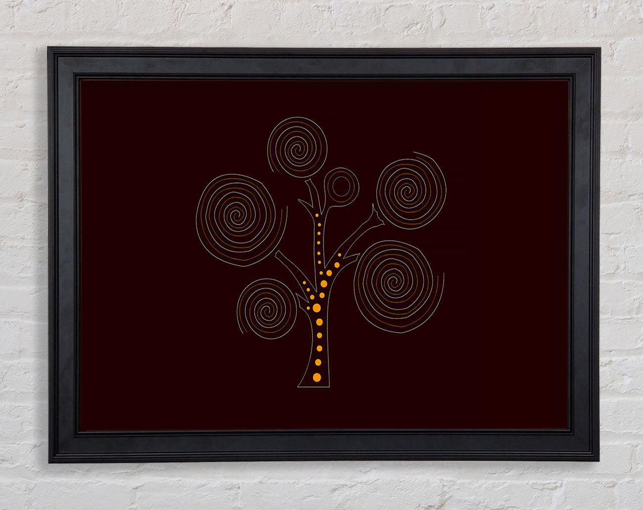 Aboriginal Tree 3 Framed Print