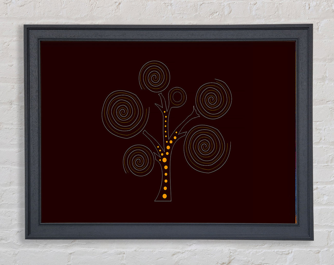 Aboriginal Tree 3 Framed Print