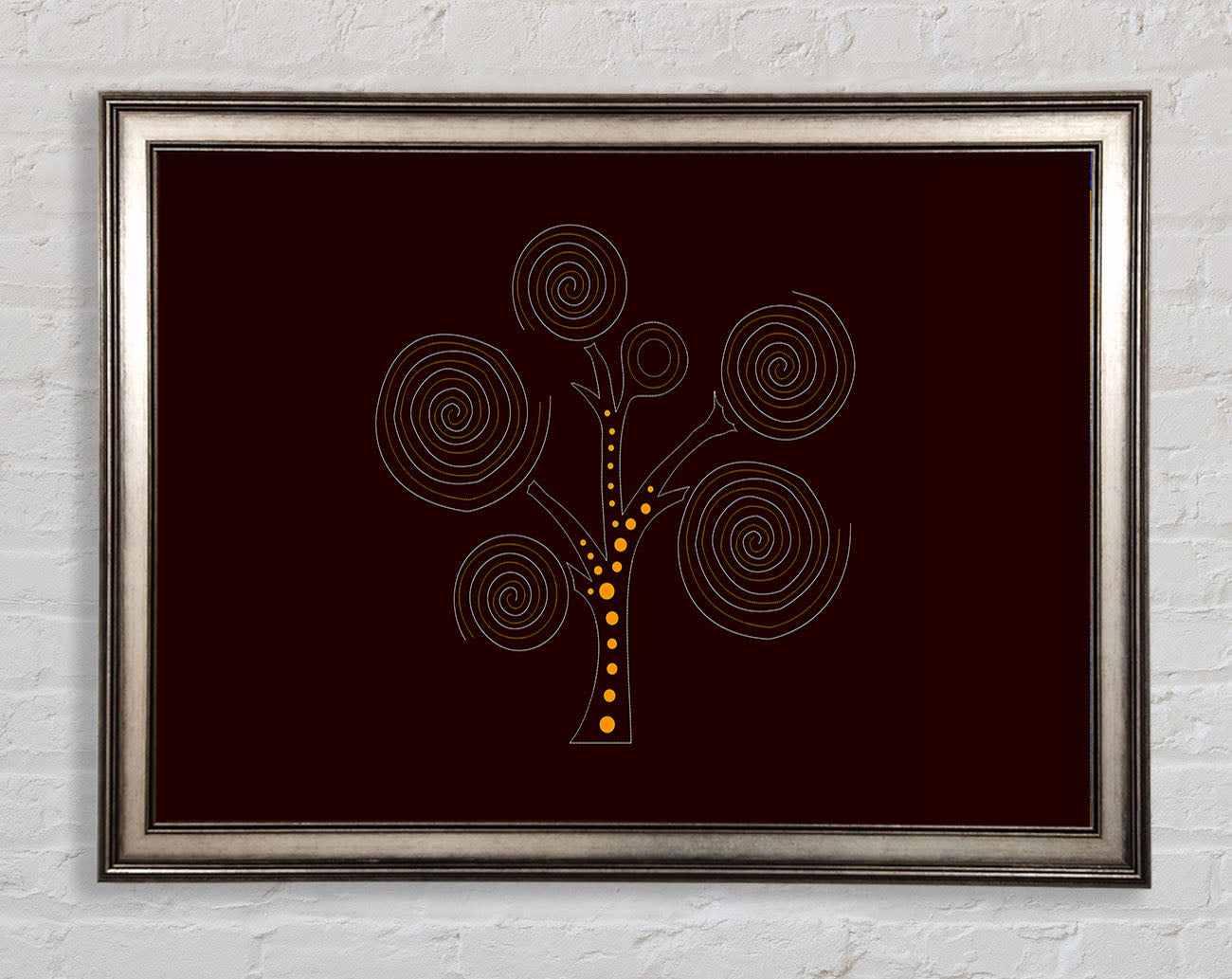 Aboriginal Tree 3 Framed Print