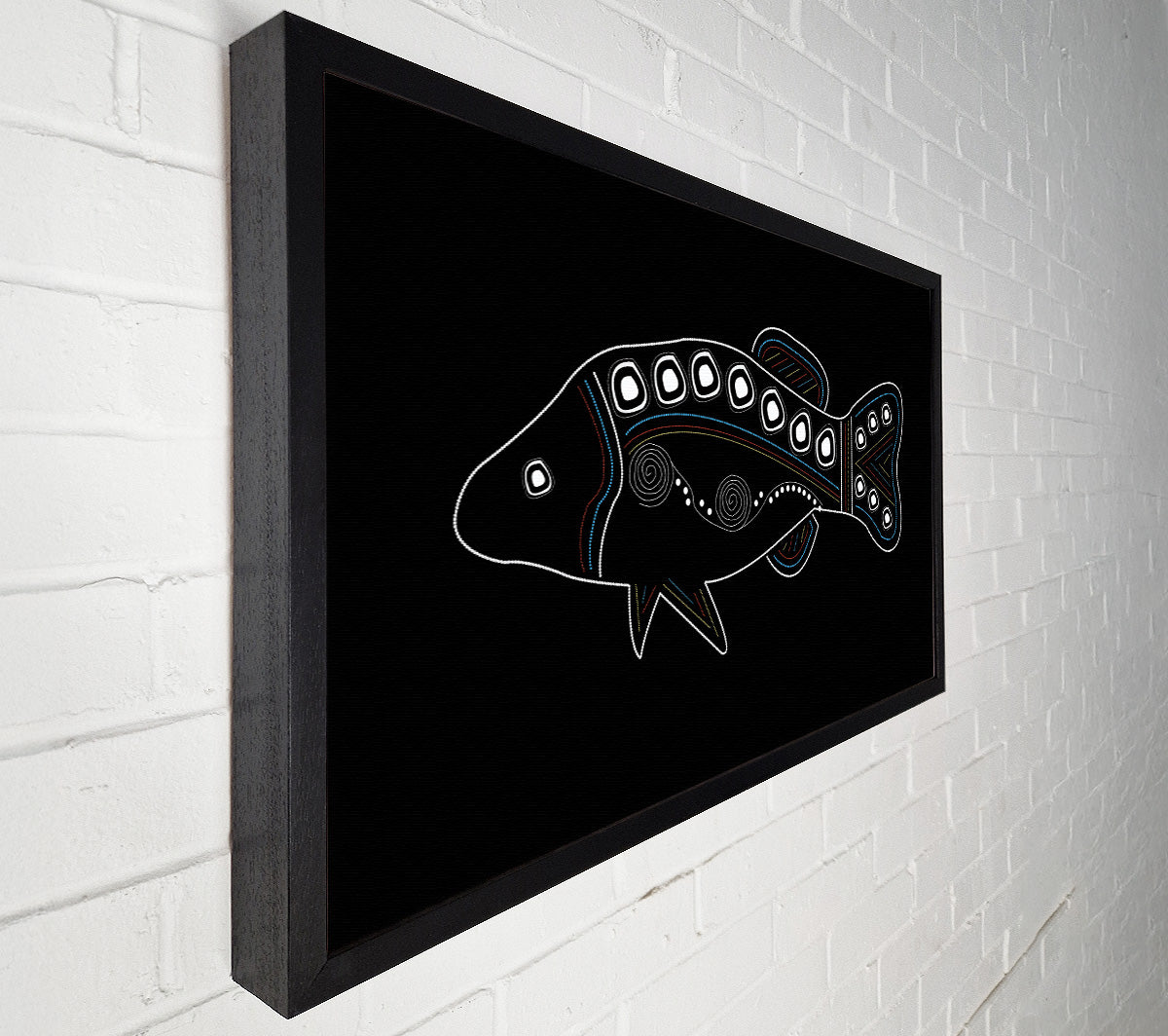 Aboriginal Fish 2 Canvas Print