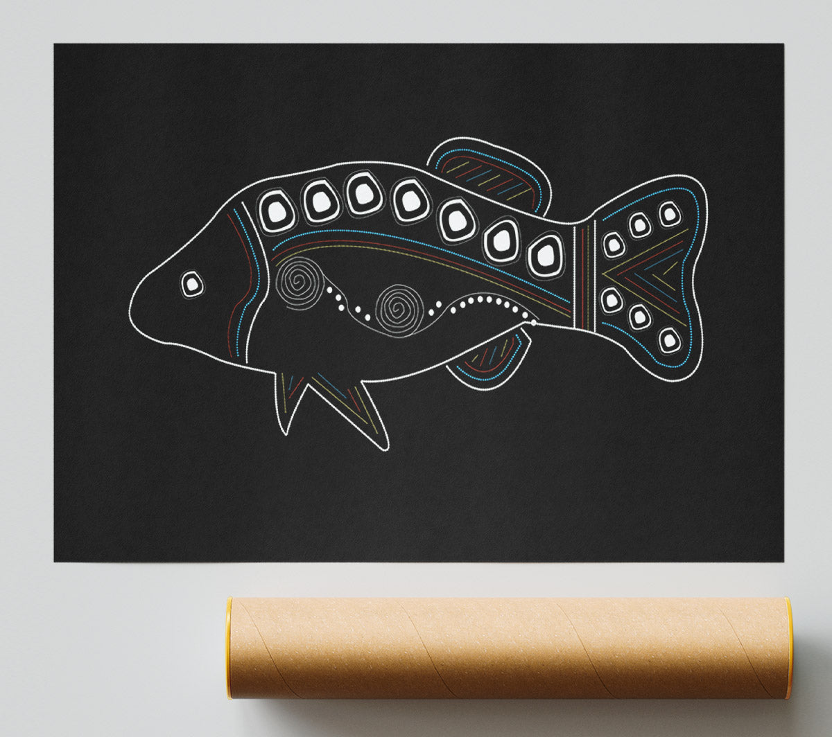 Aboriginal Fish 2 Poster