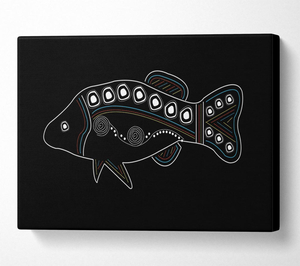 Aboriginal Fish 2 Canvas Print